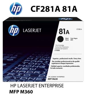 HP CF281A CARTUCCIA TONER NERO alta qualità copertura 10500 pagine  stampanti: HP Laserjet Enterprise M606dn M606x M605n M605dn M605x M604n M604dn Flow MFP M630z M630dn M630f M630h