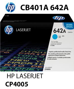 HP CB401A 642A Toner Ciano 7500 pagine  stampanti: HP Color LaserJet CP4005dn CP4005n