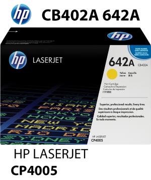 HP CB402A 642A Toner Giallo 7500 pagine  stampanti: HP Color LaserJet CP4005dn CP4005n