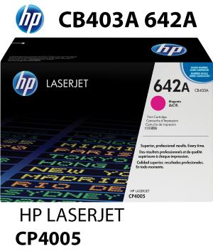 HP CB403A 642A Toner Magenta 7500 pagine  stampanti: HP Color LaserJet CP4005dn CP4005n