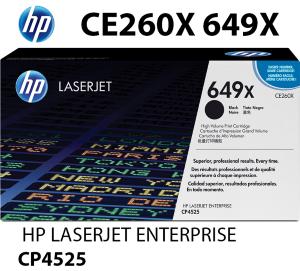 HP CE260X 649X Toner Nero 17000 pagine  stampanti: HP Color LaserJet CP4525dn n xh