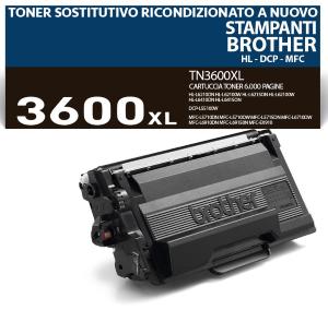 TN-3600XL STAMPANTI BROTHER CARTUCCIA TONER alta qualità 6.000 pagine stampanti: DCP HL MFC -L 5210 5510 5710 6210 6410 6710 DW DN DNT DNTT DWT