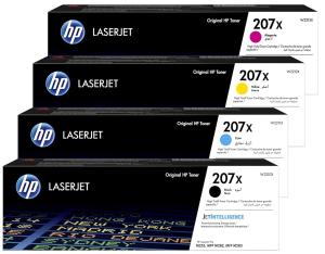 HP 207X (W2210/11/12/13X) Toner Multipack 4 colori Alta capacita'