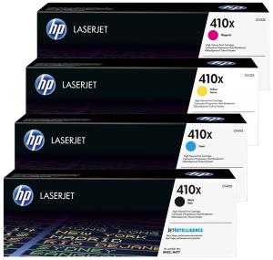 HP 410X (CF410/11/12/13X) Toner Multipack 4 colori