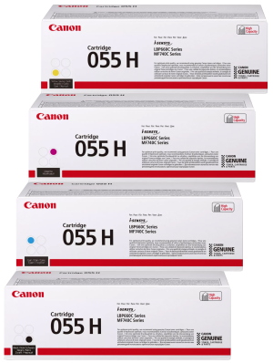CANON 055H (055HBK/C/M/Y) Toner Multipack 4 colori