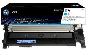 HP 117A W2071A C TONER CIANO Toner alta qualità 700 pagine stampanti e multifunzione: HP Color Laser 150a 150nw MFP 178nw 179fnw