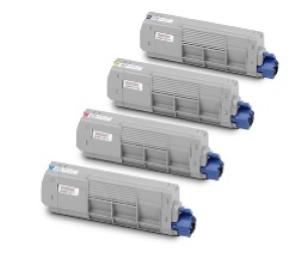 YELLOW COMPATIBLE OKI C610 N,C610 DN,C610 DTN.6K #44315305