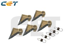 5X UPPER PICKER FINGER W/SPRING KM #4030-5716-02, 4040-5755
