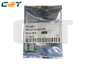 CET DRUM CHIP CMY KONICA MINOLTA BIZHUB C220,C280,C360