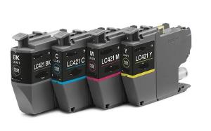 MAGENTE COMP DCP-J1050DW,J1140,J1800,MFC-J1010D-0.5K#LC421XL